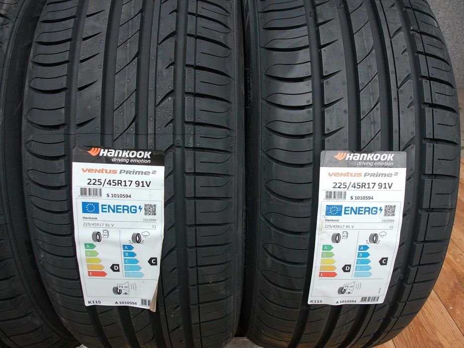 Hankook Ventus Prime2 225/45/17 91H Nowe z 2024r