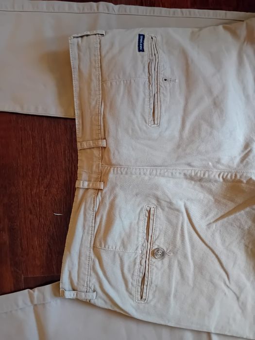 Calças da Mike Davis de sarja homem