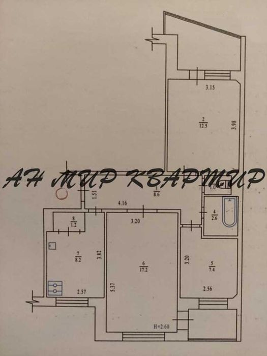 3-х кімнатна на Половках