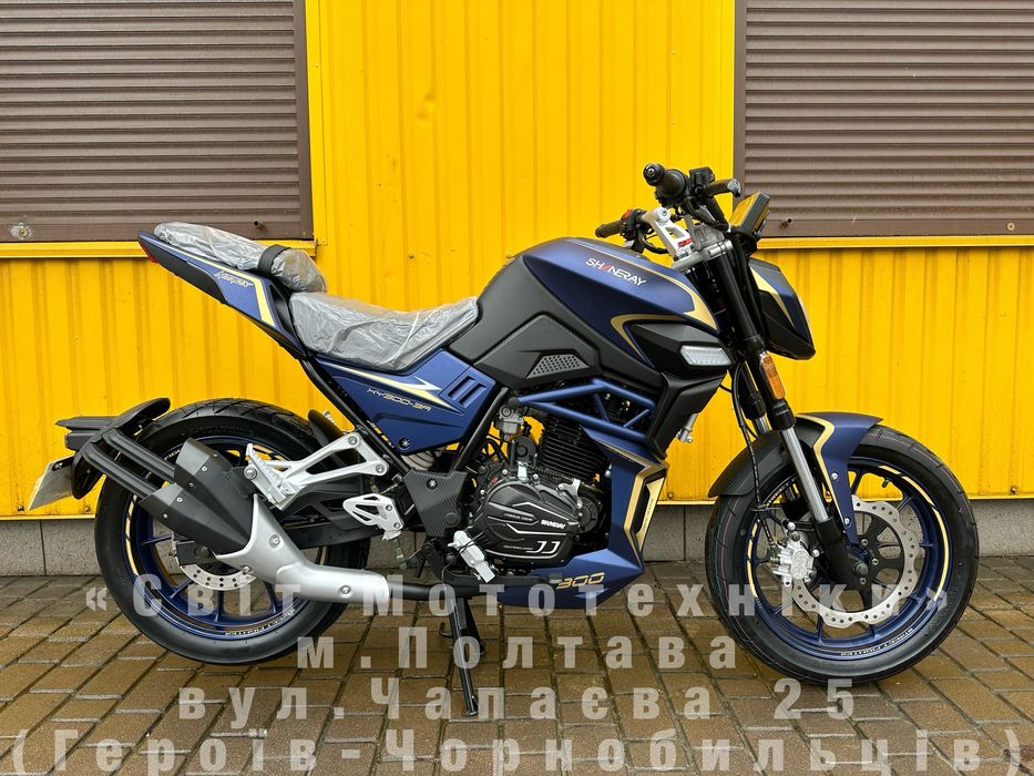 Новий мотоцикл Shineray Nitrox 300 2025р. (22к.с./6-ти КПП) дорожній