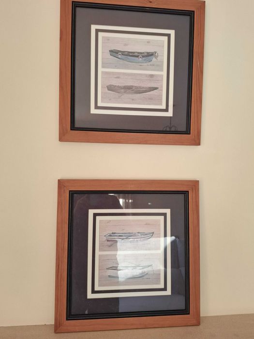 Quadros barcos azul