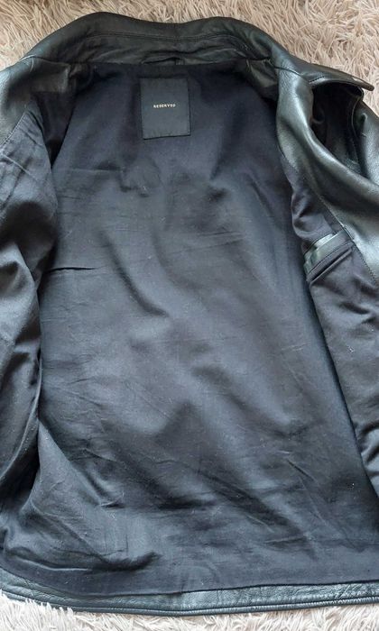 Ramoneska L Premium miękka Skóra kurtka Rock Metal Punk Motor Harley