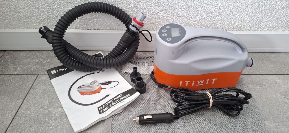 Pompka elektryczna Itiwit Decathlon 15 Psi / 1 bar / 12V / gwarancja / komplet /