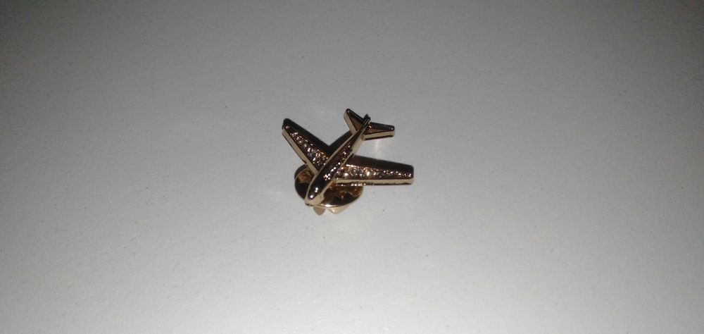 Брошь подарочная самолёт