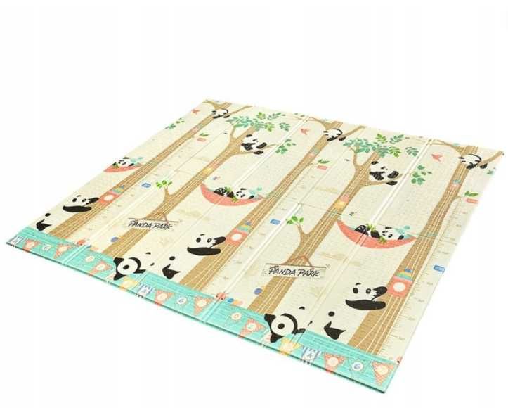 Mata piankowa edukacyjna dla dzieci składana duża + torba