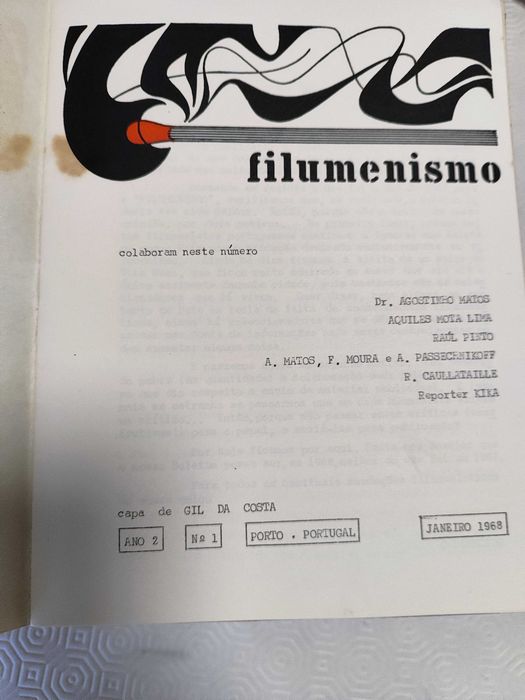 Colecionadores de Fósforos: Revistas Filumenismo de 1967 a 1971