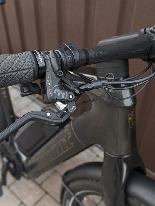 Гравійний електровелосипед carbon Diamant 27.5" 2 батареї 45км/год