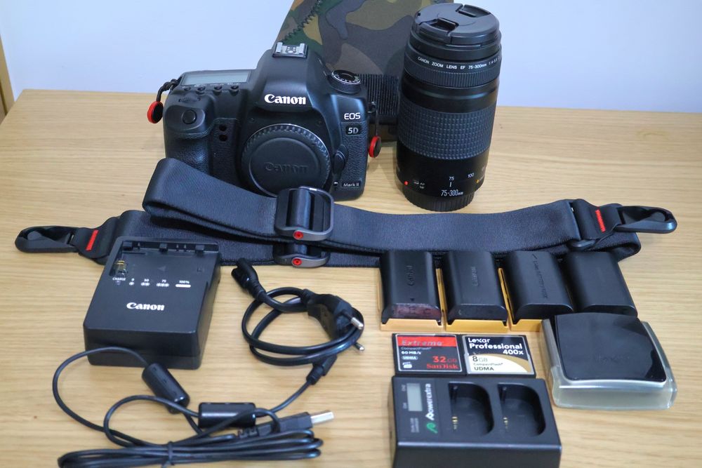 Canon EOS 5D Mark ii + EF 75-300mm II