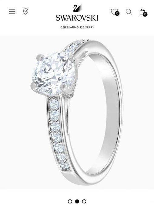 Vendo Anel Swarovski NOVO