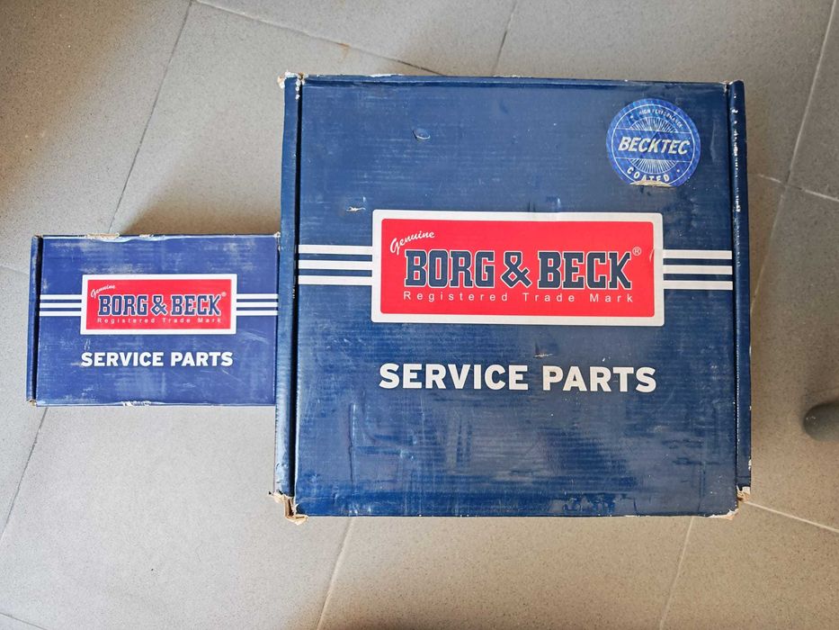 BORG & BECK Disco de travão ventilado + Pastilhas de travão