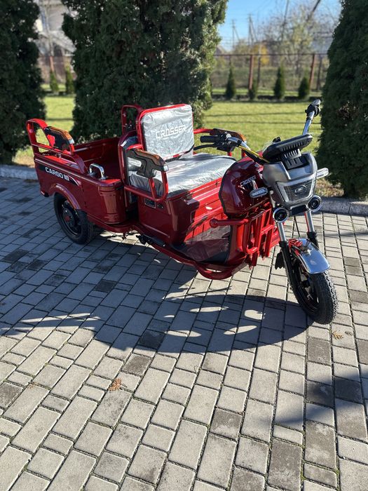 Електричний трицикл вантажо пасажир Crosser Cargo 10