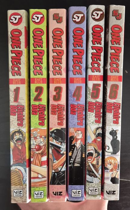 Manga One Piece 1 - 6