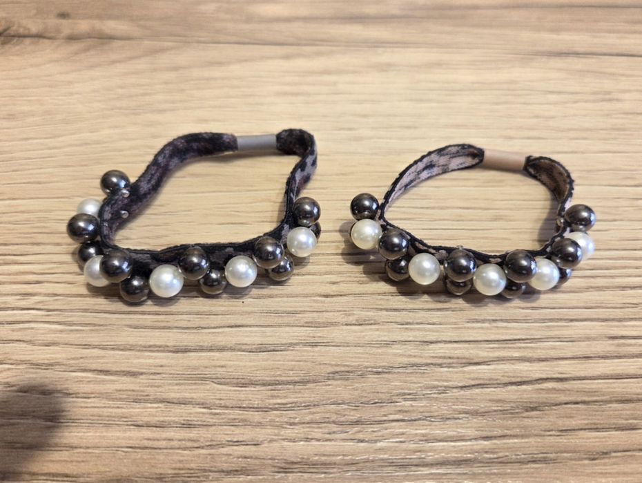 Komplet gumek do włosów w Panterkę