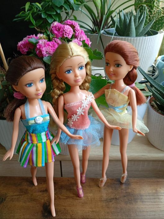 Lalki typu Barbie 3 sztuki