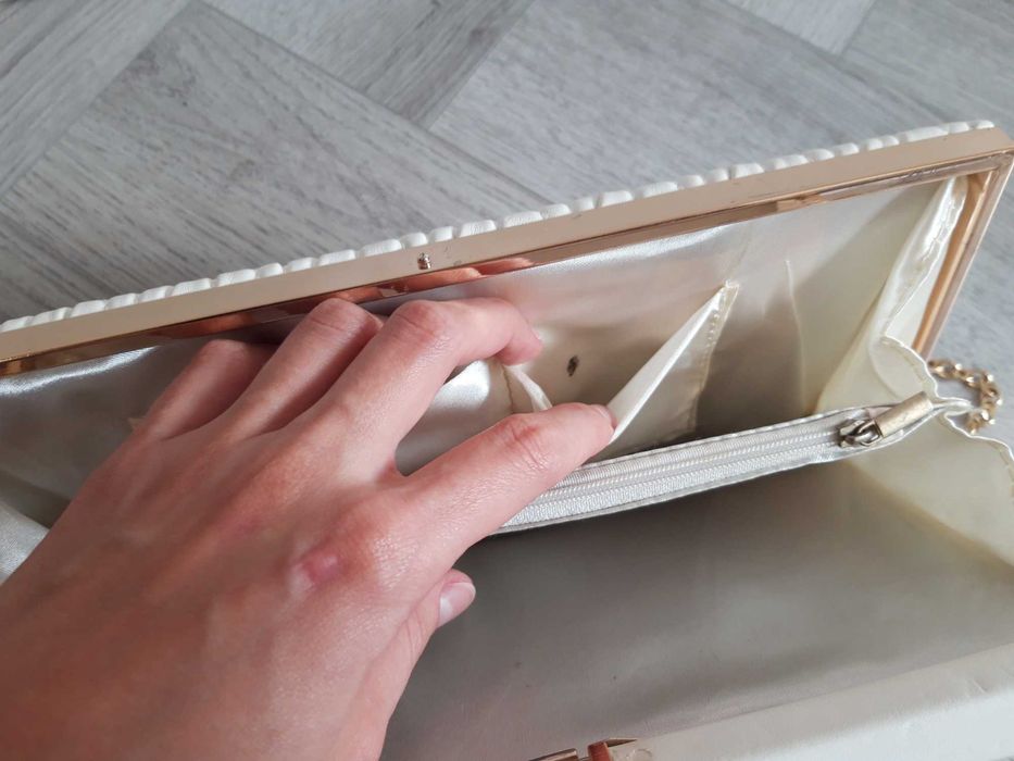 Молочна сумка - клатч на весілля, випускний, урочисті події