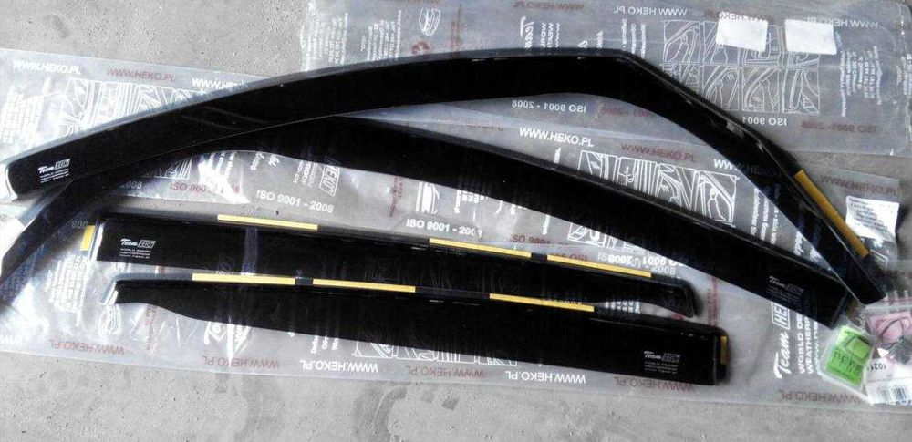 Вставные ветровики Audi A2 (1999-2005) новые модельные Heko Team 4 шт