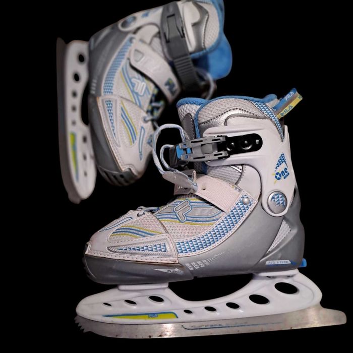 łyżwy regulowane fila dziewczęce z ochraniaczami