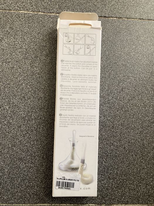 Utensílio para limpar decanter