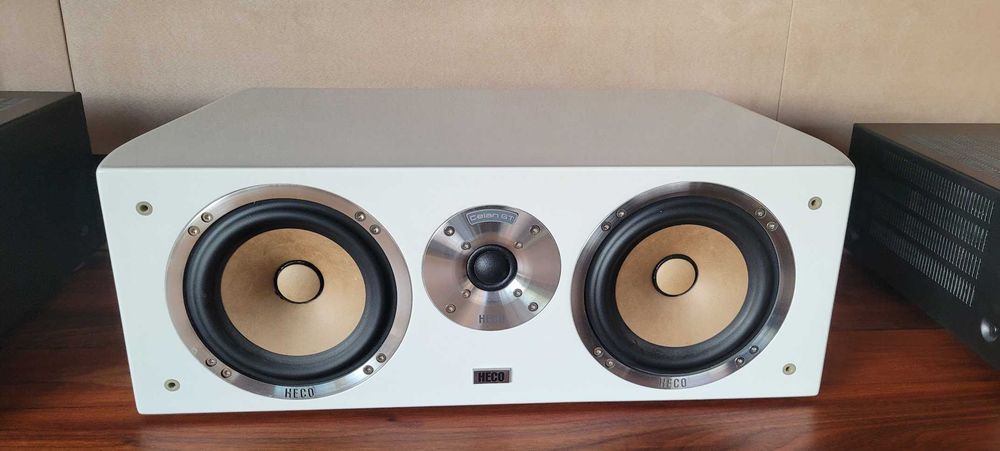 Sprzęt audio kolumny Hecko Celan GT , wzmacniacz Onkyo TX NR 1008 itd