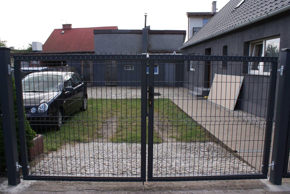 Brama Rozwierana wjazdowa Panelowa Ocynk + Malowana Proszkowo (m2)