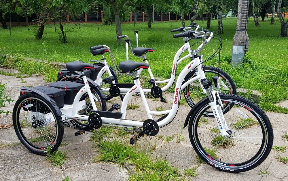 Rower trójkołowy dwuosobowy ECO Tandem Duet producent Polska Bydgoszcz