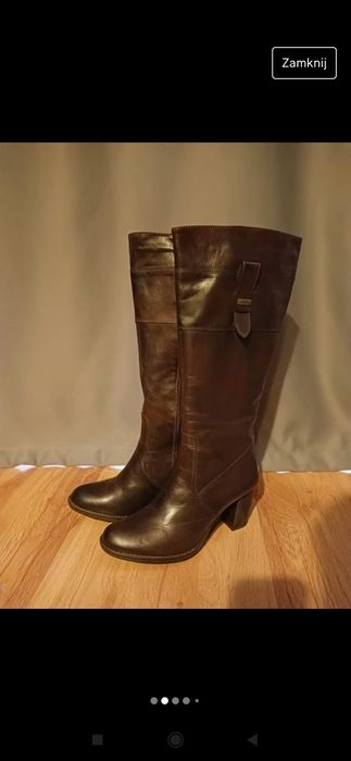 Kozaki że skóry naturalnej Lasocki rozmiar 38