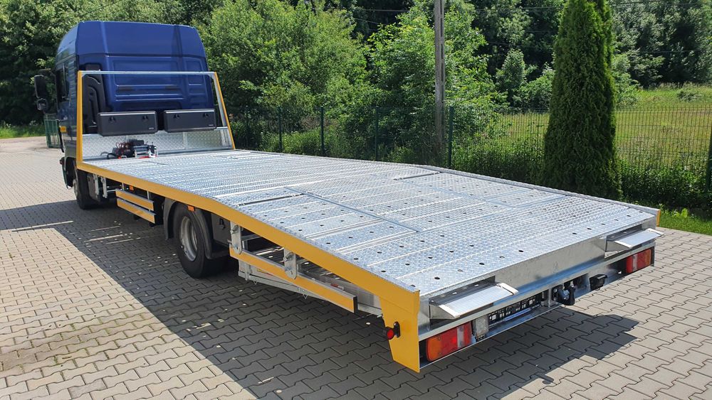 Zabudowa MAN TGL najazd laweta platforma pomoc drogowa małopolskie