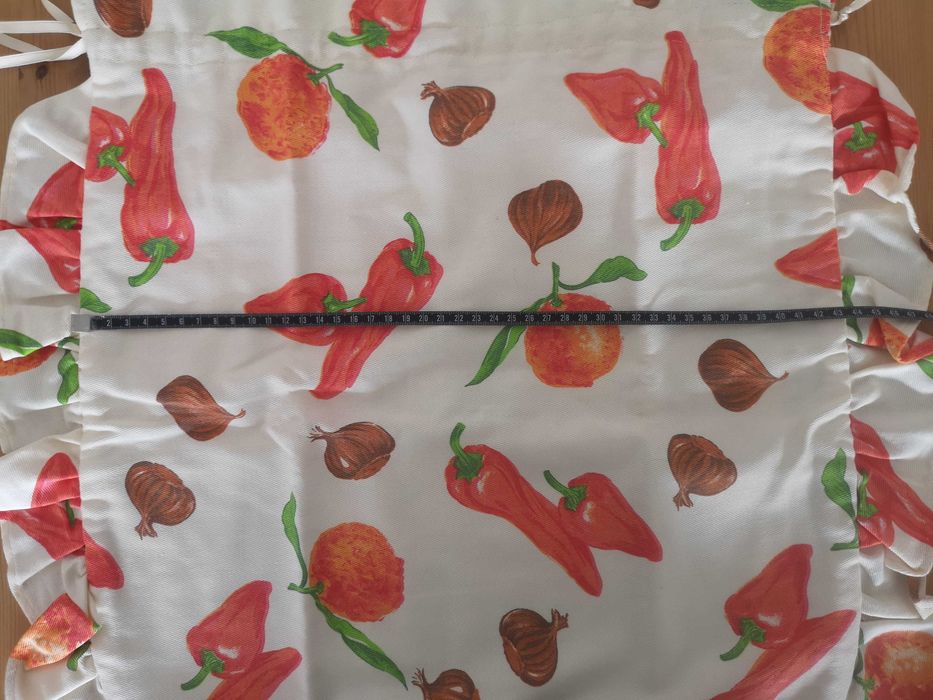 Conjunto de dois sacos em tecido com padrão