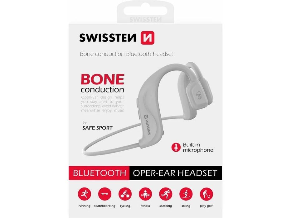 Auriculares Bluetooth SWISSTEN Bone Conduction