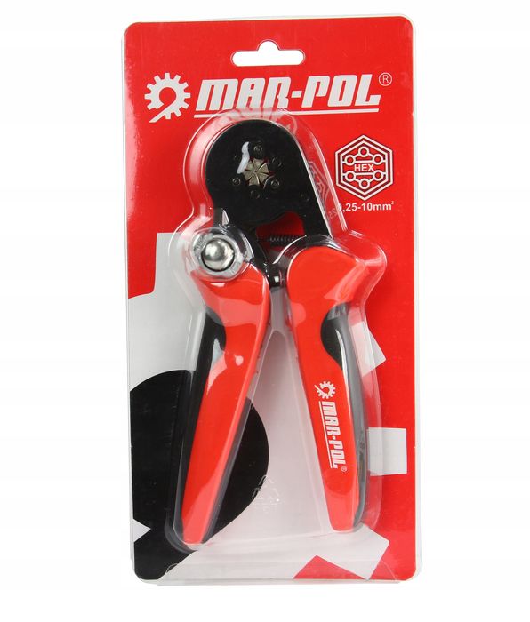 Zaciskarka Praska Konektorów Końcówek Kabli Tulejek Przewodów 6Kątna