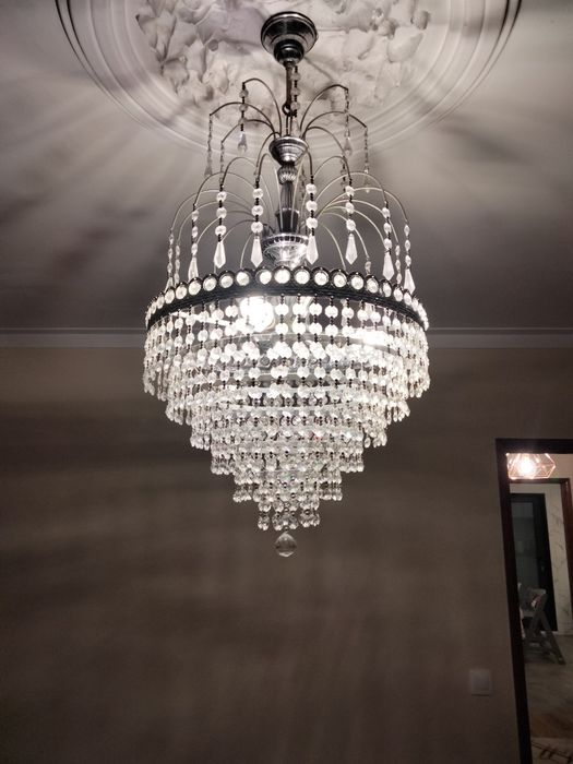 Selling 2 crystal chandeliers