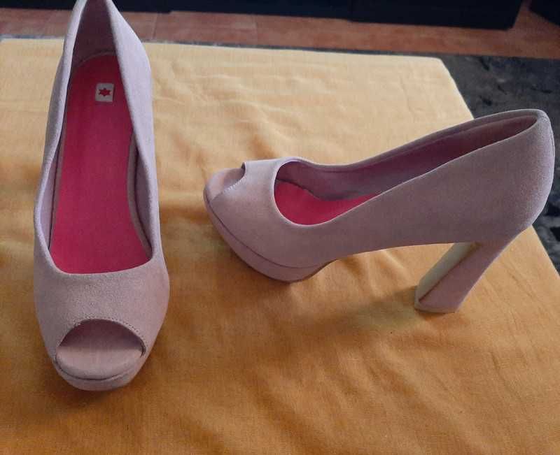 Sandalias peep toe T-38