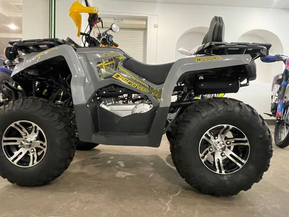 QUAD-ATV Barton DISCOVER 200, homologacja, wyciągarka, hak, transport