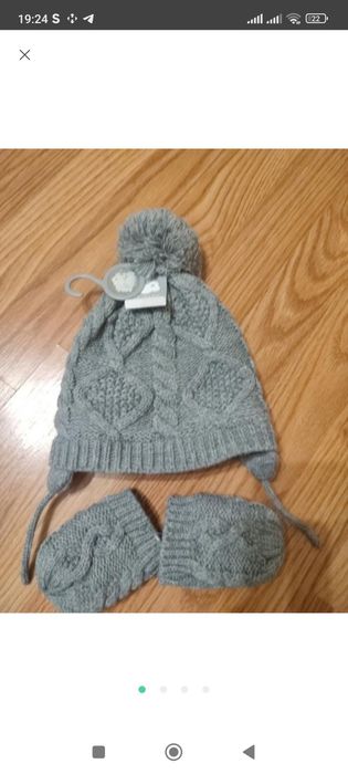 Шапка з рукавичкамм