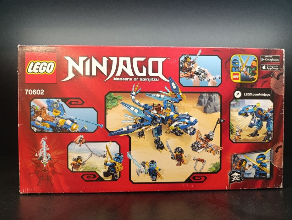 Nome: LEGO 70602 Jay's Elemental Dragon

Descrição: 
Sealed, never ope