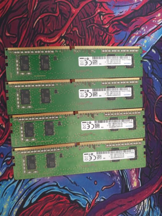 Озу 4x4gb (Samsung)ddr4