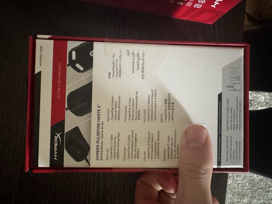 Rato HyperX Haste 2 + HyperX Cloud II NOVOS64739016735874123