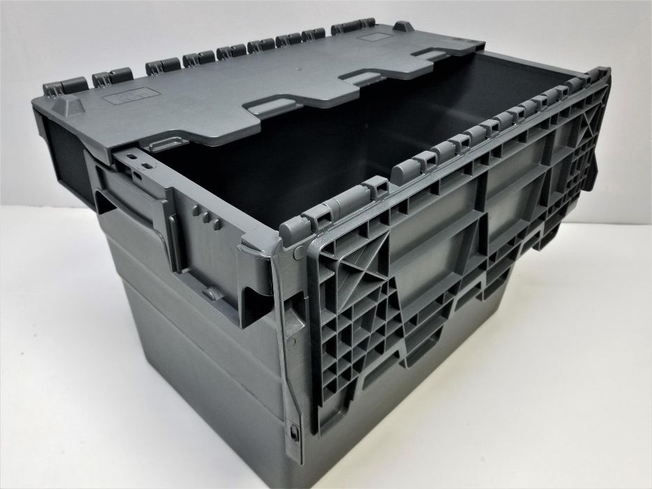 Pojemnik Transportowy Magazynowy Kurierski Zamykany-60x40x36cm.