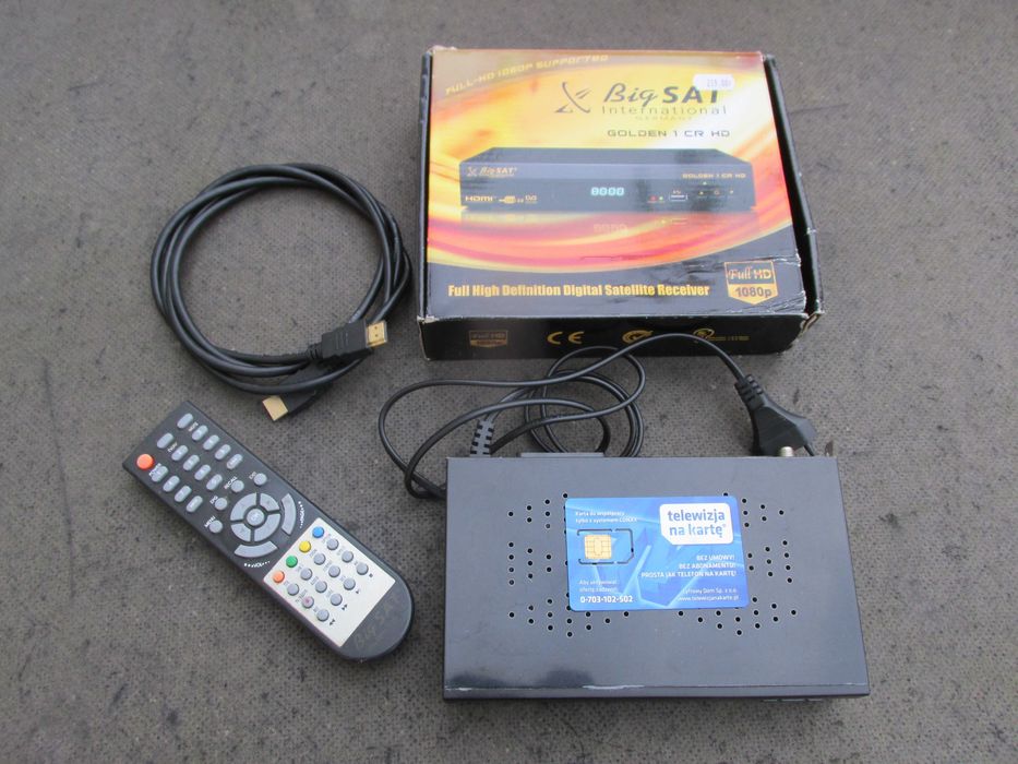 Dekoder satelitarny Big Sat Golden 1 CR HD SMART HD+