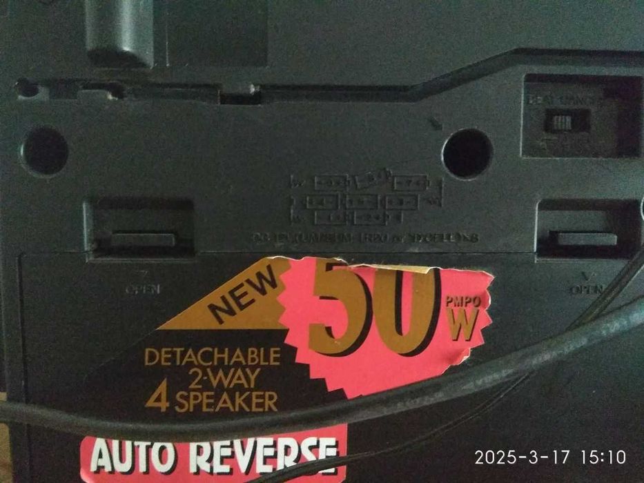 двухкассетник Шарп магнитофон автореверс