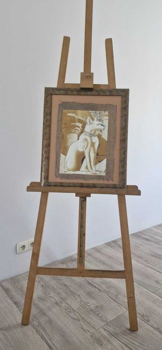 Мольберт для рисования студийный, деревянный (самовывоз)