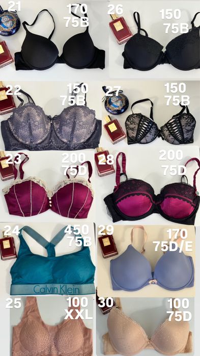 Ліфчики жіночі Calvin Klein,F&F,George,Secret Possessions,Hunkemoller