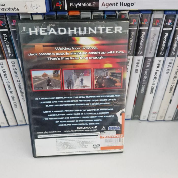 Head hunter ps2 PlayStation 2