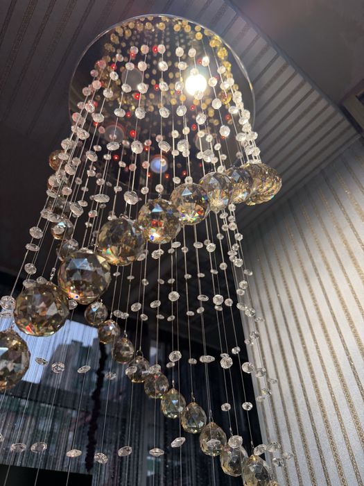 Люстра з кришталем