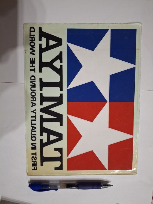 Autocolante antigo Tamiya modelismo