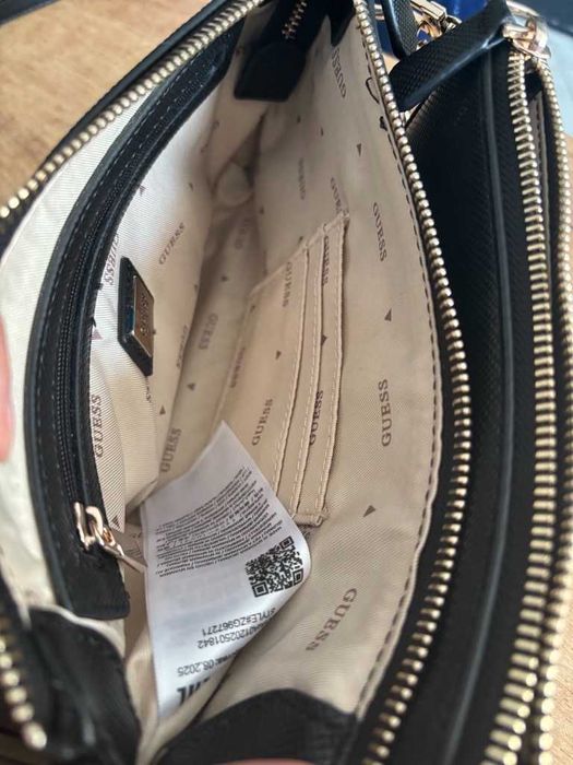 Guess NOELLE II - Cross body torebka czarna klasyczna