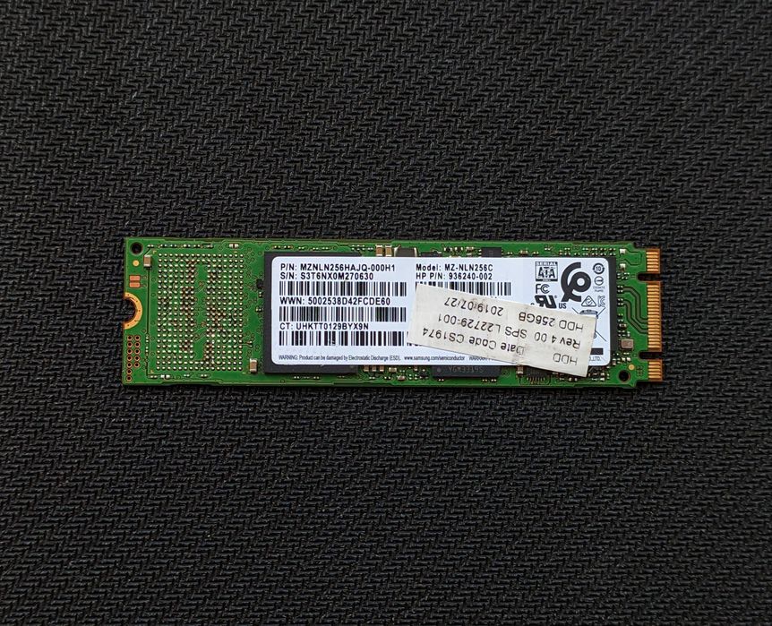 SSD Samsung PM871b 256GB M2