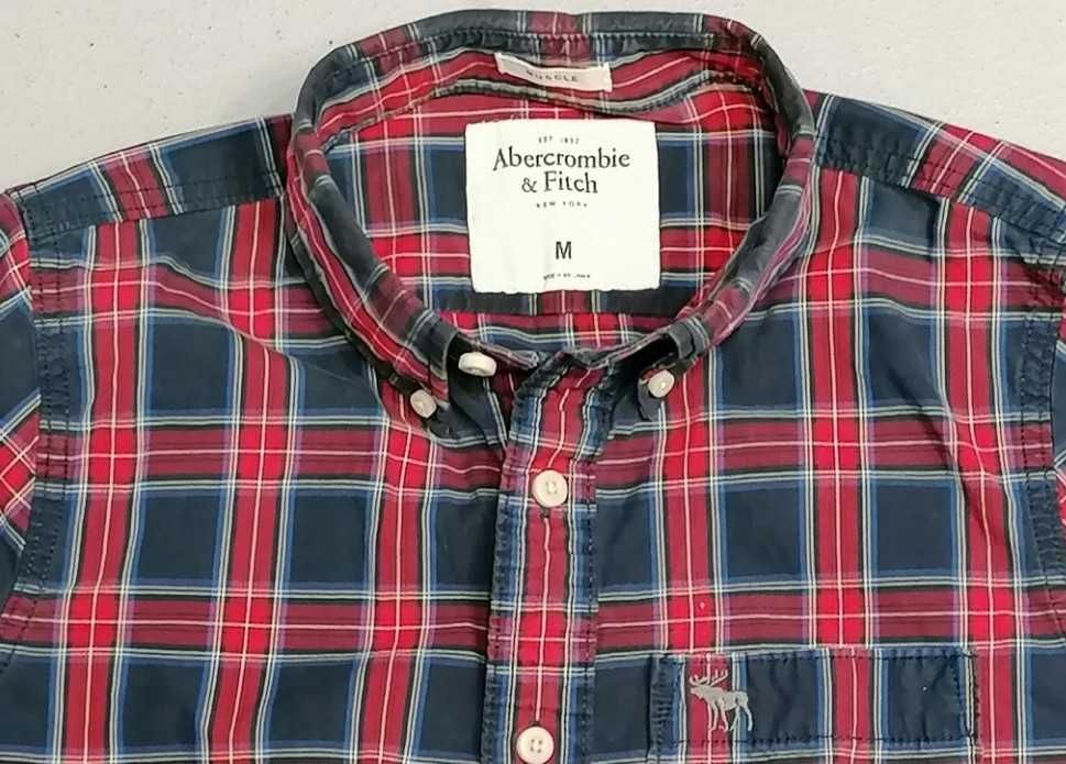 ABERCROMBIE & FITCH oryginalna koszula męska długi rękaw Roz.M