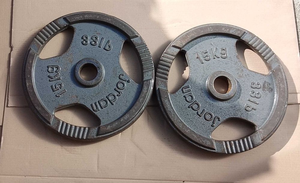 Jordan 2x15kg obciążenie żeliwne olimpijskie krążki fi51mm