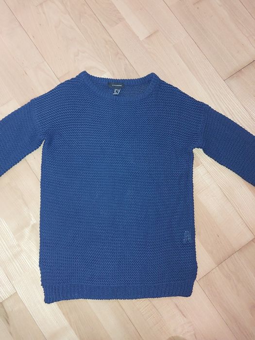 Sweter damski granatowy r 38 M dluzszy Atmosphere